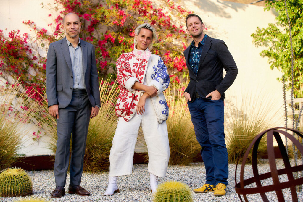Portrait of Malik Gaines, Ashe Fure, and Yuval Sharon